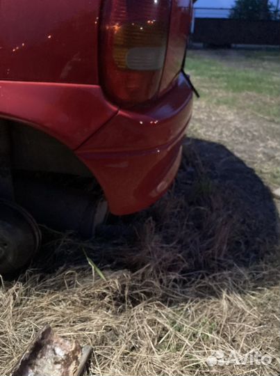 Задний бампер opel vita