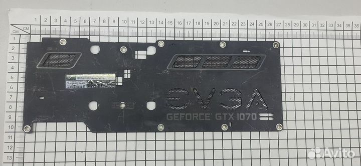 Бэкплейт Видеокарты evga GTX 1070
