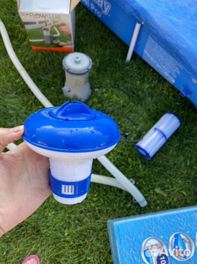 Бассейн с насосом