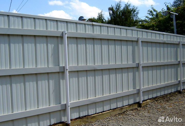 Забор из профнастила 