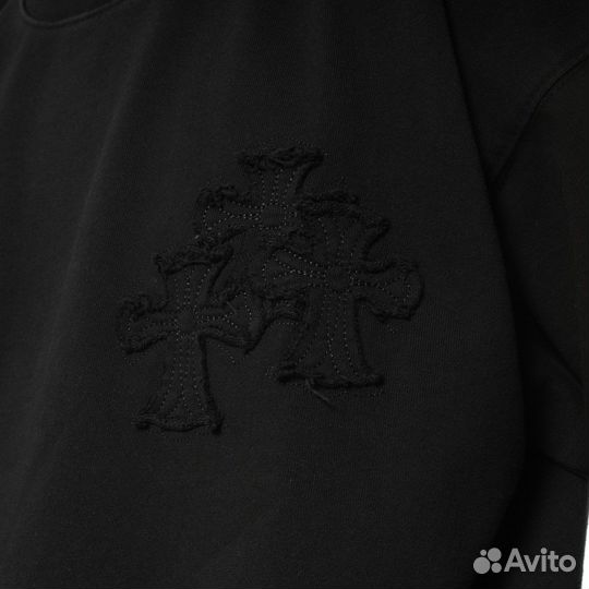 Свитшот Chrome Hearts черный