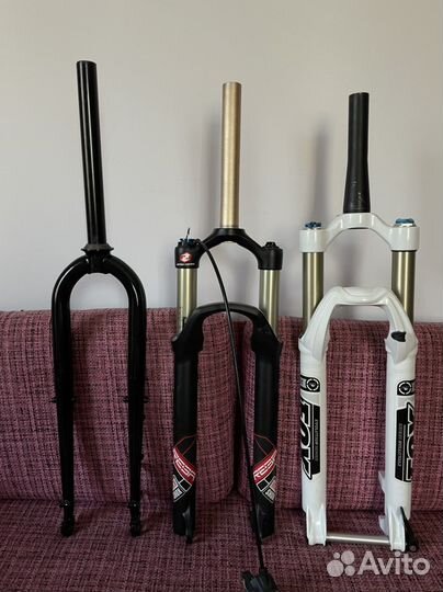 Вилки на горный велосипед 26/27.5 и 29 дюймов