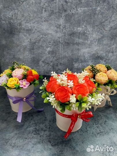 Букет цветов из мыла