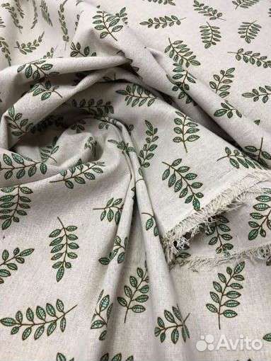 Хлопок-лён, расцветки в карусели