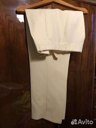 Брюки СССР новые военные офицерские парадные белые