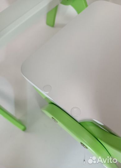 Детский растущий стол-парта и стул 2до6 зеленый