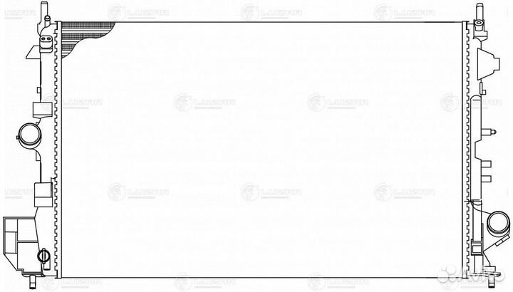 Радиатор охлаждения двигателя Opel Vectra C (02) 1