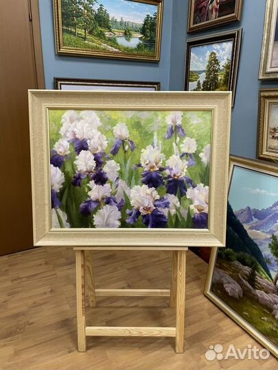 Картина маслом, цветы 