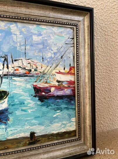 Картина маслом на холсте в раме