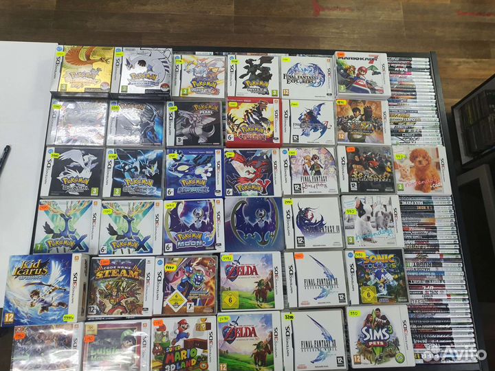 Nintendo DS 3DS Pokemon, Final Fantasy коллекция