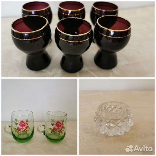 Коллекционные, антикварные изделия 70 гг, хрусталь