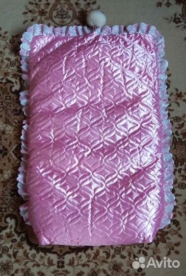 Конверт в коляску или на выписку для девочки