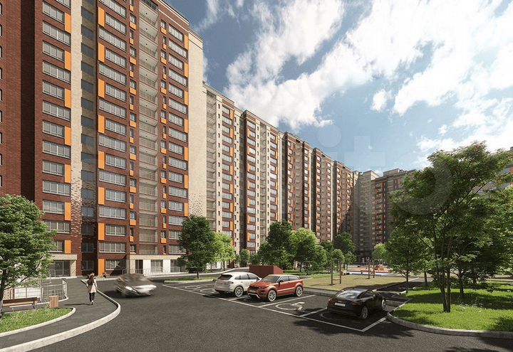 2-к. квартира, 62,4 м², 10/17 эт.