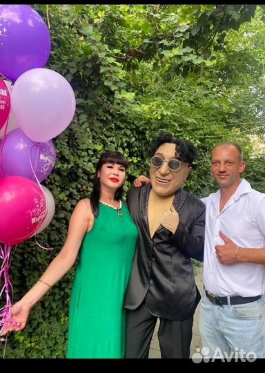 Ростовая кукла Лепс/Пирожков поздравит