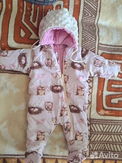 Конверт на выписку зимний для девочки