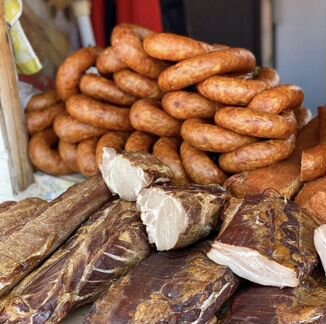 Домашнее сало, мясо,домашнее копчение колбаса