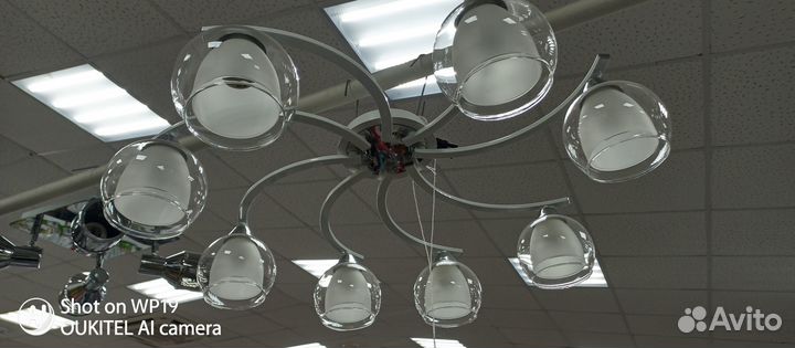 Люстра Citilux Кристи CL152180 белый