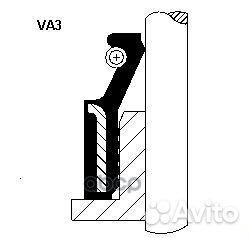 Колпачки маслосъемные 8x12/18.5x9.5 (1) Fiat