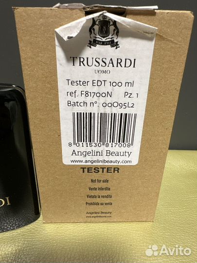 Trussardi Uomo, Туалетная вода, спрей 100 мл