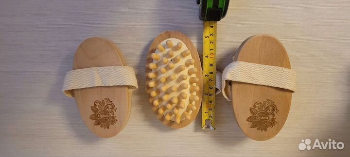 Массажер для тела ручной деревянный