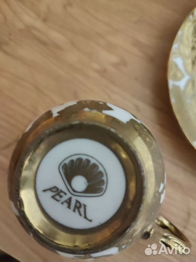 Чашка с блюдцем фарфор