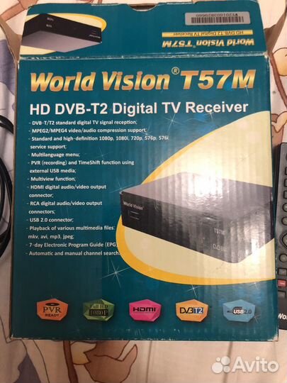 TV приставка world vision t57m
