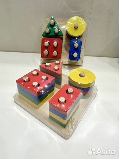 Деревянные развивающие игрушки
