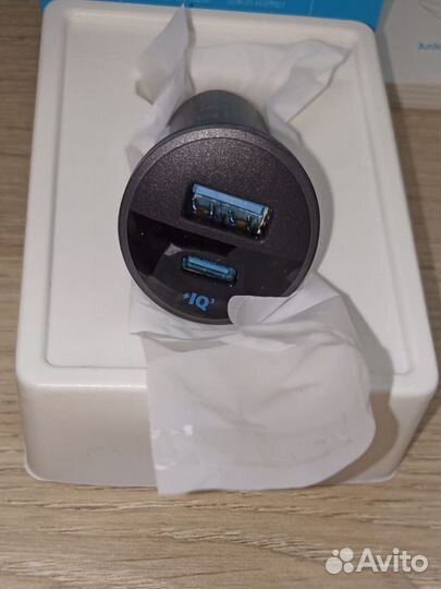 Адаптер в прикуриватель Anker новый