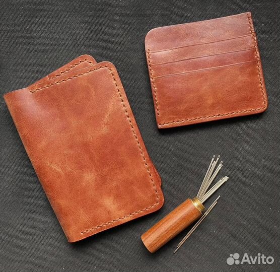 Обложка на паспорт из натуральной кожи