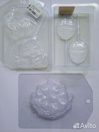 Формы для мыла ягоды, банан, чизбургер и др