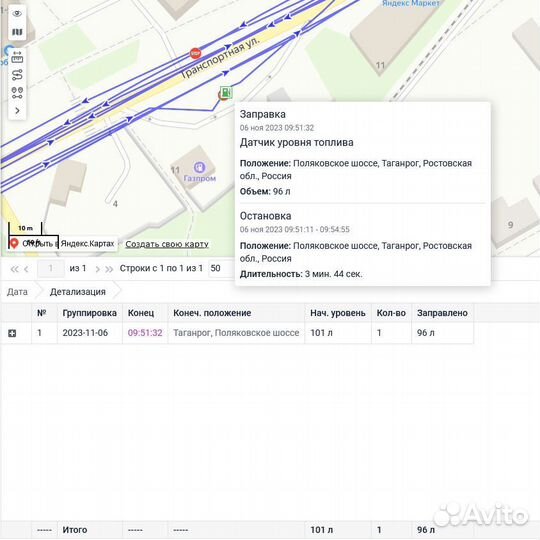 Датчик уровня топлива беспроводной
