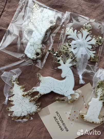 Игрушки на елку ручная работа