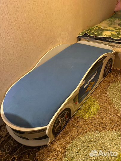 Кровать - машина полицейская