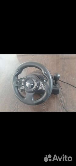 Игровой руль с педалями и коробкой передач