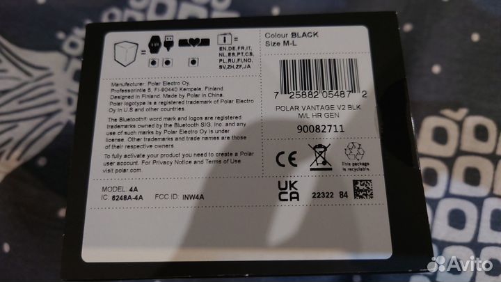 Новые Polar Vantage V2 HR (H10) Black