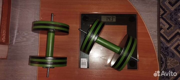 Гантели разборные