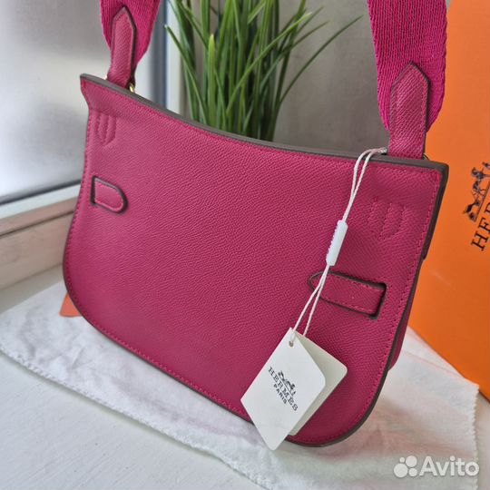 Сумка Hermes Jypsiere новая люкс фуксия