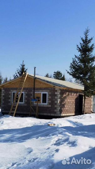 Арболитовые блоки с облицовкой