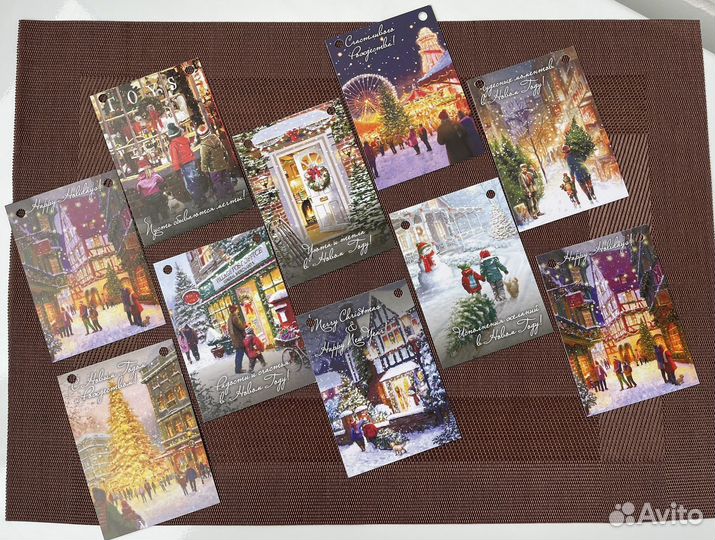 Бумажная гирлянда новогодняя