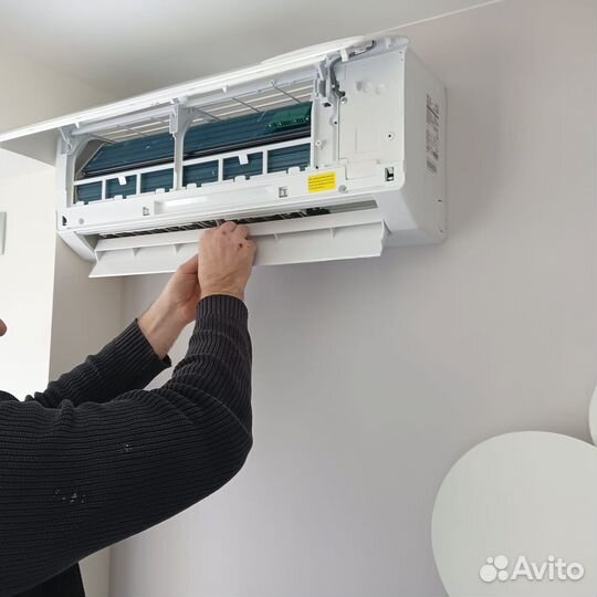 Утановка кондиционеров. Сплитсистем закладка трасс