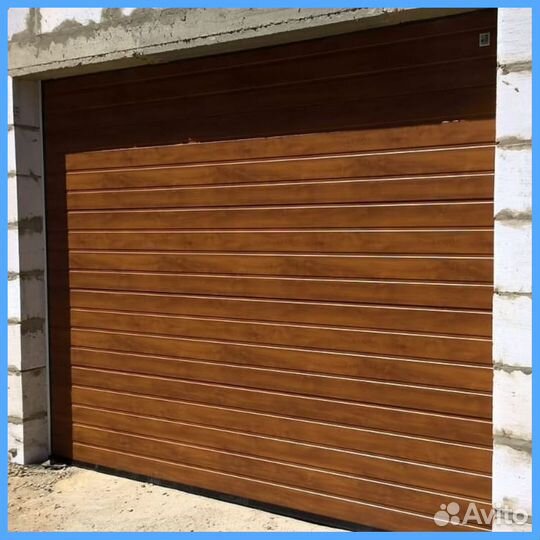 Автоматические секционные гаражные ворота