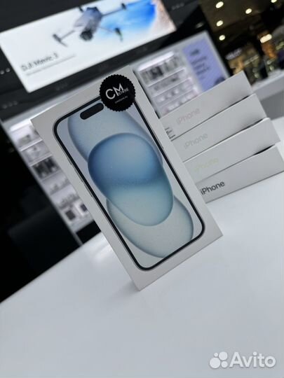 iPhone 15 128 гб голубой (1sim + eSim )