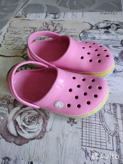 Crocs резиновые сандали бронь на все