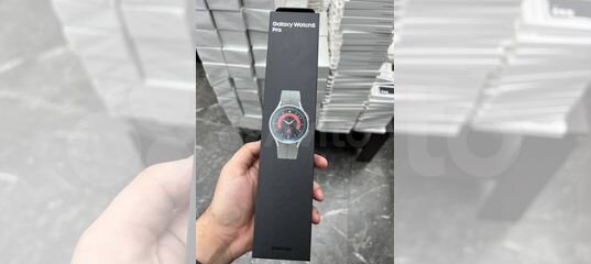 Samsung Galaxy watch 5 Pro коробка серый Титан.