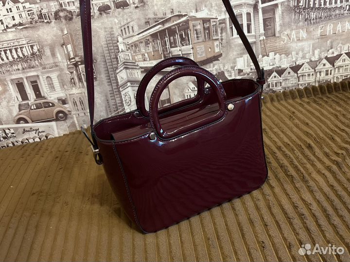 Сумка бордовая
