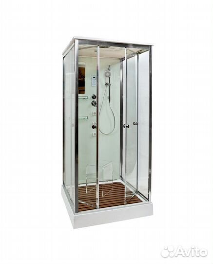 Душевая кабина 100х100х220 Avacan V1015 квадрат п