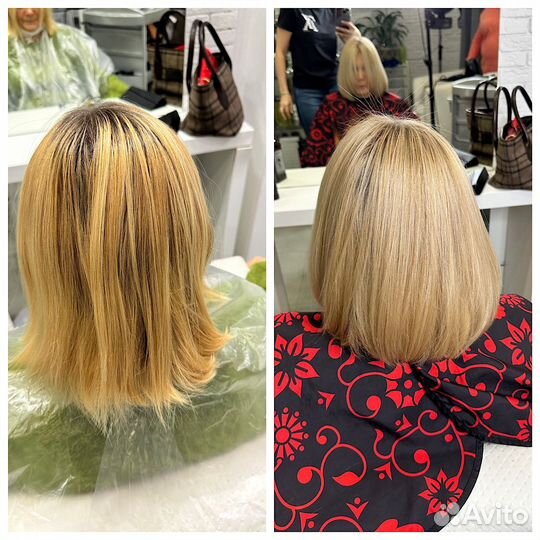 Парикмахер на дому покраска мелирование