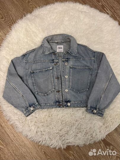 Джинсовая куртка zara