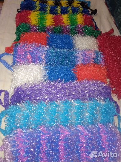 Мочалки ручной вязки