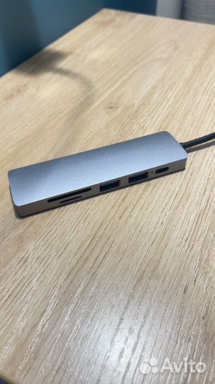Адаптер Хаб Переходник USB-C HUB 6 в 1